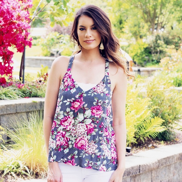 Floral Swing Top - Picture 4 of 7